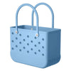 Outdoor EVA Hole Waterproof Bag Beach Bags(Light Blue)