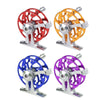 Ice Fishing Raft Reel Fly Reel With Base All Metal Hollow Fishing Tackle, Spec: 65mm Gold