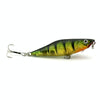 HENGJIA Artificial Fishing Lures Popper Bionic Fishing Bait with Hooks, Length: 7.5 cm, Random Color Delivery
