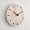 Solid Wooden Wall Clock Home Living Room Wall Clock Decorative Clock