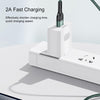 USAMS US-SJ448 U55 2A 8 Pin Aluminum Alloy Weave Charging Cable, Length:1m (Black)