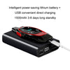 LED Display USB Charging Wireless Handheld Small Mini Walkie Talkie(Green)