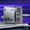 WK WP-U156 Pioneer Series 65W USB+Dual USB-C/Type-C GaN Charger(Silver)