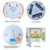 Gas Carbon Monoxide Detector Sensor Unit LCD CO Safety Alarm Tester(White)