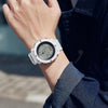 SANDA 2128 Astronaut Waterproof Luminous Electronic Watch(White)