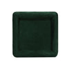12x12x1.5cm Jewelry Tray Ring Square Empty Plate Earrings Necklace Jewelry Display Tray(Green)