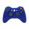 For Microsoft Xbox 360 / PC XB13 Dual Vibration Wireless 2.4G Gamepad With Receiver(Blue)