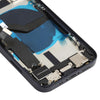 iPhone 12 Mini Back Cover Assembly (Black) - with Wireless Charging