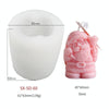 DIY Christmas Candle Aromatherapy Gypsum Silicone Mold, Shape: Santa