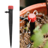 FH-118 13cm Adjustable 8 Holes Ground Plug Dripper Garden Irrigation System Watering Nozzle(Red Hat)