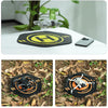 Sunnylife Drone Landing Pad 35cm Fast-Fold Double-Sided Leather Waterproof Helipad for DJI Neo / Avata 2 / Mini 4 Pro (Yellow+Orange)