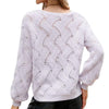 V-neck Sweater Women Autumn and Winter Loose Knitted Bottoming Shirt, Size: L(Yellow)