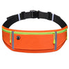 Outdoor Waterproof Belt Bag Sports Riding Mobile Phone Waist Bag, Size:7 inch(Orange)