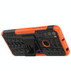 For Alcatel 3L (2021) Tire Texture Shockproof TPU+PC Protective Case with Holder(Orange)
