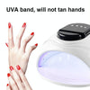 M5Plus 168W 42UV/LED Intelligent Induction Nail Lamp with Phone Holder Function(US Plug)