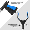 31.9 Inch Magnetic Foldable Litter Reachers Pickers Extra Long Grabber Stick(Blue)
