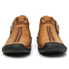 Men Martin Boots Large Size Boots Leisure Tooling Boots, Size: 38(Yellow Brown Plus Velvet)