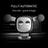 Big Eyes Pattern Gravity Cartoon Air Vent Car Mount Phone Holder(Black)