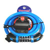 TONYON TY566 Bicycle Lock Five-digit Code Lock Mountain Bike Bar Wire Lock Single Rim Lock(Blue)