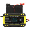 FOXSUR 12V-24V Car Motorcycle Truck ABS Repair Battery Charger AGM Charger, UK Plug