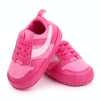D2540 Autumn And Winter Soft Soled Walking Shoes Baby Shoes For 0-1 Years Old, Size: 13cm(Rose Red)