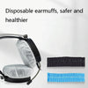 50 Pairs Earphone Disposable Dust Cover Game Headset Non-Woven Protective Cover(50 Pairs of Independent (Black))