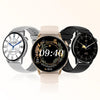 HD1 1.3 Inch AMOLED Screen Smart Watch with NFC Function(Silver Steell+Silicone Strap)