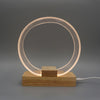 USB Acrylic Ring Table Lamp Night Light