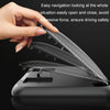 Car Mobile Phone Holder Carbon Fiber Pattern Silicone Dashboard Holder(Black)