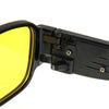 UV Protection Yellow Resin Lens Reading Glasses with Currency Detecting Function, +1.00D