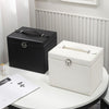 Sp01119 Five-Layer Large-Capacity Leather Jewelry Storage Box(Black)