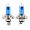 H4 Halogen Car Headlight, 2400 Lumens White Light, 12V / 100W 6000K