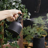 Vintage Brass Gardening Meaty Small Watering Can (Black)