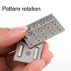 FS01 Stainless Steel Metal Magnetic Push Card Decompression Toy Fingertip Gyro, Style:B Model
