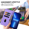 For Redmi Note 12 4G Global Lace Floral Embossed Magnetic Buckle PU Phone Case With Wrist Strap(Purple)