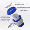 BEN.JACK Coffee Cup Car Perfume Air Conditioner Air Outlet Aromatherapy Ornaments(Light Smoke Gray+Gray)