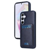 For Samsung Galaxy A35 5G BETOPNICE Vertical Flip Detachable MagSafe Wallet Phone Case(Blue)