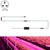 LED Plant Lamp Household Full Spectral Filling Hard Lamp Strip, Style: 30cm 3 Head(Pink Light UK Plug)