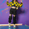 Girls Hip Hop Style Street Dance Performance Costumes, Size:140cm(Trousers)