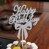 10 PCS Carving Cake Dessert Insert Party Decoration(Silver)