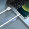 ROMOSS CB12 2.4A Mobile Phone USB Charging Data Cable for iPhone, Length: 1m