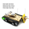 Wooden Electric Simulation Crawler Tank DIY Toy Assembly Model,Spec: No. 2 Dual Motor Remote Control Edition