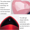 017015-20 Heart-shaped LED Light Ring Necklace Storage Box without Jewelry, Spec: Ring(Blue)