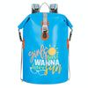 30L Large Capacity Outdoor Surfing and Rafting Waterproof Backpack Travel Sports Backpack, Size: Blue-Sunglasses