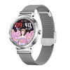 KC06 Women Menstrual Period Smart Watch Bracelet, Blood Pressure / Heart Rate Monitoring, Steel Strap(Silver)
