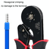 Wire Tube Type European Terminal Crimping Pliers(HCS8 16-6 Red Black)