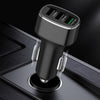 Three USB Ports Car Fast Charging Charger For Huawei/For OPPO/VIVO/OnePlus And Other Flash Charging, Model: GT680 Gray