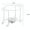 Stainless Steel Pot Rack Single Alcohol Dry Pot Skewers Shabu-Shabu, Style:Without Cover
