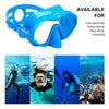 M6113 Adult Diving Goggles Deep Diving Integrated Goggles Mask Anti-fog Diving Glasses, Size:One Size(Blue)