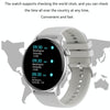 HK85 1.43 inch Smart Silicone Strap Watch Supports Bluetooth Call/Blood Oxygen Monitoring(Gold)